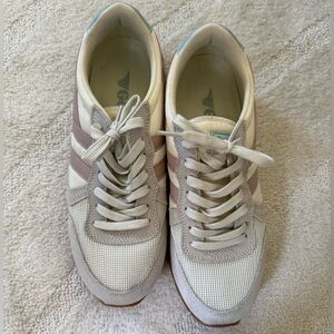 Gola Women's Beige and Light Gray Sneakers